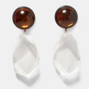 Chocolate Roof Earrings